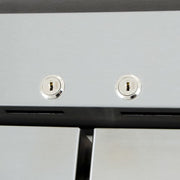 True T-35G-HC~FGD01 39 3/5" Two Section Reach In Refrigerator, (2) Left/Right Hinge Glass Doors, 115v