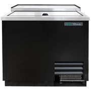 True T-36-GC-HC 1 Section Glass Chiller w/ 180 Mug Capacity, Black, 115v