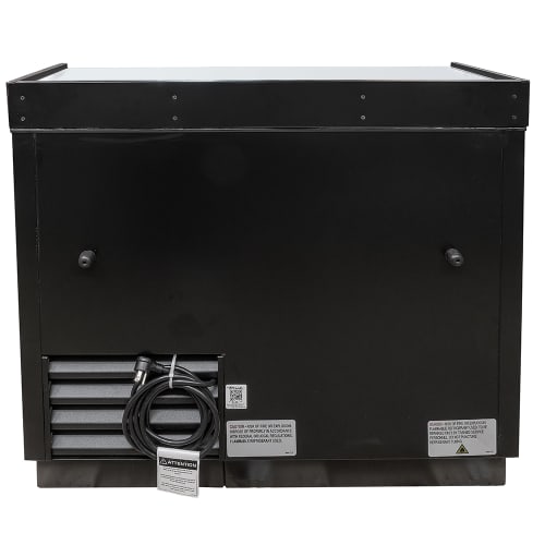 True T-36-GC-HC 1 Section Glass Chiller w/ 180 Mug Capacity, Black, 115v