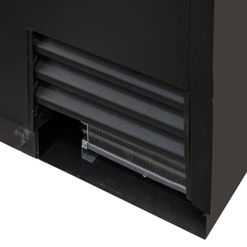 True T-36-GC-HC 1 Section Glass Chiller w/ 180 Mug Capacity, Black, 115v