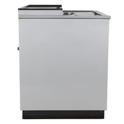 True T-36-GC-S-HC 1 Section Glass Chiller w/ 180 Mug Capacity, Stainless, 115v