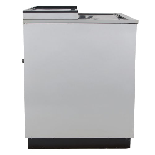 True T-36-GC-S-HC 1 Section Glass Chiller w/ 180 Mug Capacity, Stainless, 115v