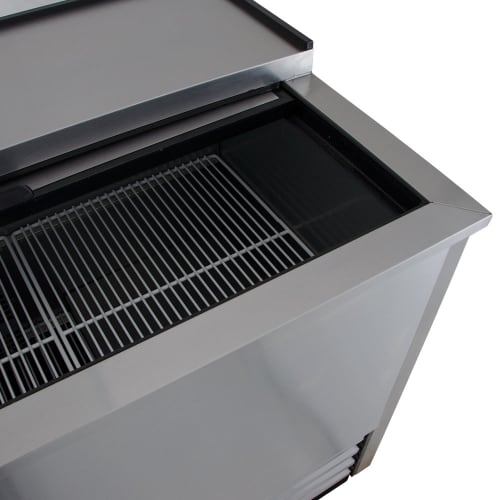 True T-36-GC-S-HC 1 Section Glass Chiller w/ 180 Mug Capacity, Stainless, 115v
