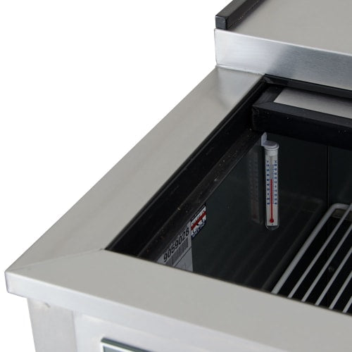 True T-36-GC-S-HC 1 Section Glass Chiller w/ 180 Mug Capacity, Stainless, 115v