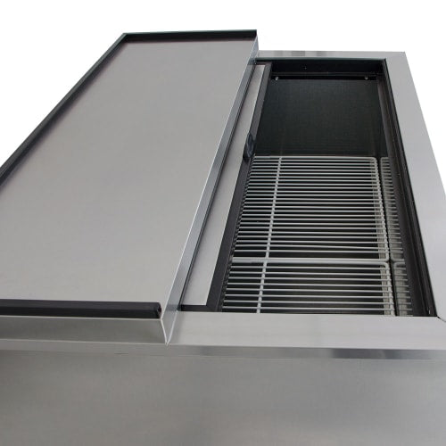 True T-36-GC-S-HC 1 Section Glass Chiller w/ 180 Mug Capacity, Stainless, 115v