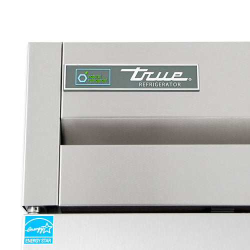 True T-43-HC 47" Two Section Reach In Refrigerator, (2) Left/Right Hinge Solid Doors, 115v