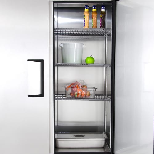 True T-43-HC 47" Two Section Reach In Refrigerator, (2) Left/Right Hinge Solid Doors, 115v