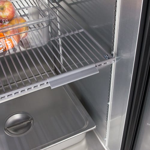 True T-43-HC 47" Two Section Reach In Refrigerator, (2) Left/Right Hinge Solid Doors, 115v