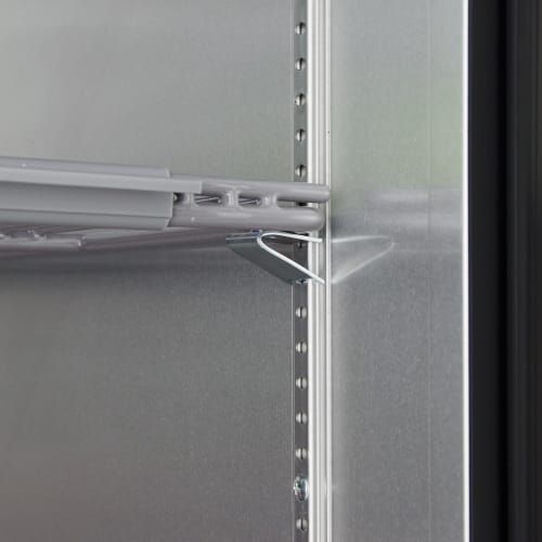 True T-43-HC 47" Two Section Reach In Refrigerator, (2) Left/Right Hinge Solid Doors, 115v