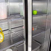 True T-43-HC 47" Two Section Reach In Refrigerator, (2) Left/Right Hinge Solid Doors, 115v