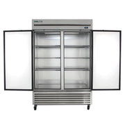 True T-49-HC 54" Two Section Reach In Refrigerator, (2) Left/Right Hinge Solid Doors, 115v