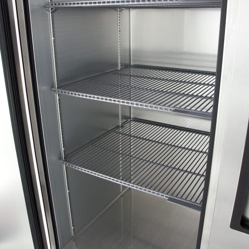True T-49-HC 54" Two Section Reach In Refrigerator, (2) Left/Right Hinge Solid Doors, 115v