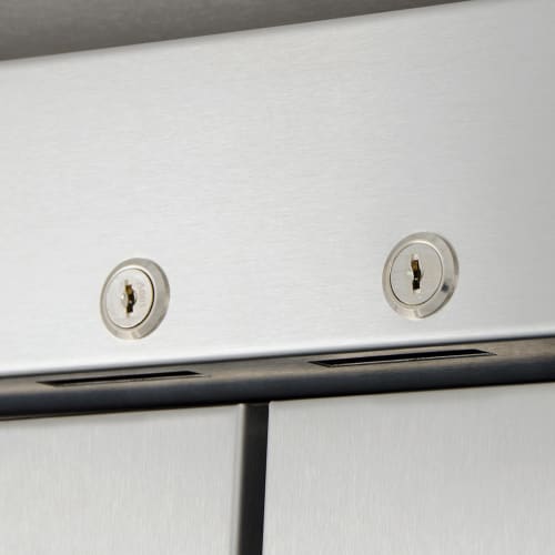 True T-49-HC 54" Two Section Reach In Refrigerator, (2) Left/Right Hinge Solid Doors, 115v