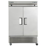 True T-49DT-HC 54 1/8" Two Section Commercial Combo Refrigerator Freezer - Solid Doors, Dual Temp, 115v