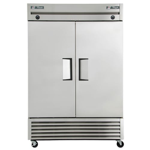 True T-49DT-HC 54 1/8" Two Section Commercial Combo Refrigerator Freezer - Solid Doors, Dual Temp, 115v