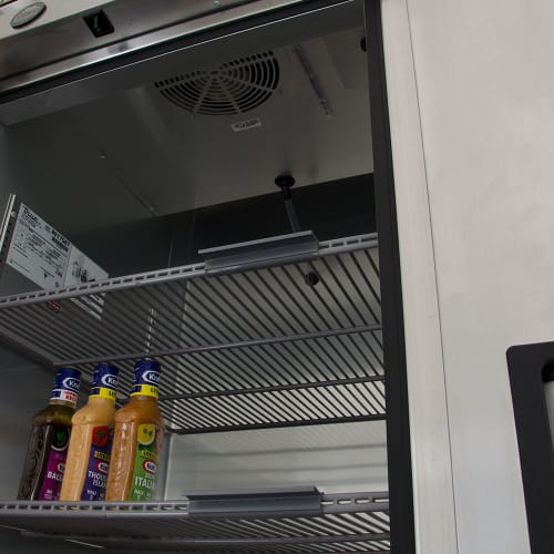True T-49DT-HC 54 1/8" Two Section Commercial Combo Refrigerator Freezer - Solid Doors, Dual Temp, 115v