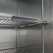 True T-49DT-HC 54 1/8" Two Section Commercial Combo Refrigerator Freezer - Solid Doors, Dual Temp, 115v