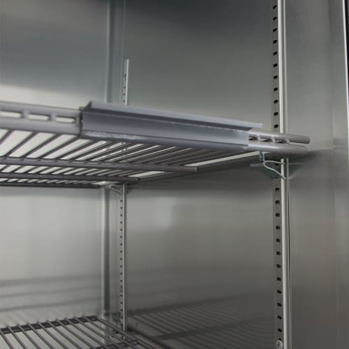 True T-49DT-HC 54 1/8" Two Section Commercial Combo Refrigerator Freezer - Solid Doors, Dual Temp, 115v