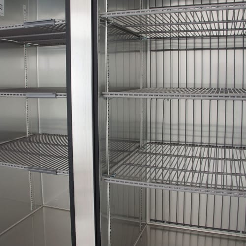 True T-49DT-HC 54 1/8" Two Section Commercial Combo Refrigerator Freezer - Solid Doors, Dual Temp, 115v