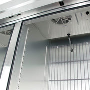 True T-49DT-HC 54 1/8" Two Section Commercial Combo Refrigerator Freezer - Solid Doors, Dual Temp, 115v