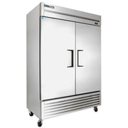 True T-49F-HC 54 1/8" T Series Two Section Reach In Freezer, (2) Left/Right Hinge Solid Doors, 115v