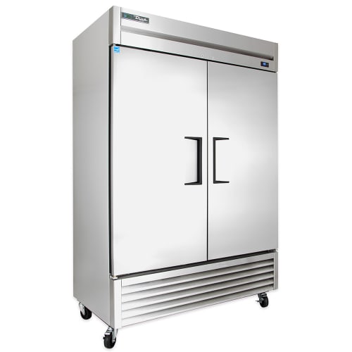 True T-49F-HC 54 1/8" T Series Two Section Reach In Freezer, (2) Left/Right Hinge Solid Doors, 115v
