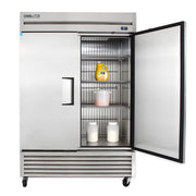 True T-49F-HC 54 1/8" T Series Two Section Reach In Freezer, (2) Left/Right Hinge Solid Doors, 115v