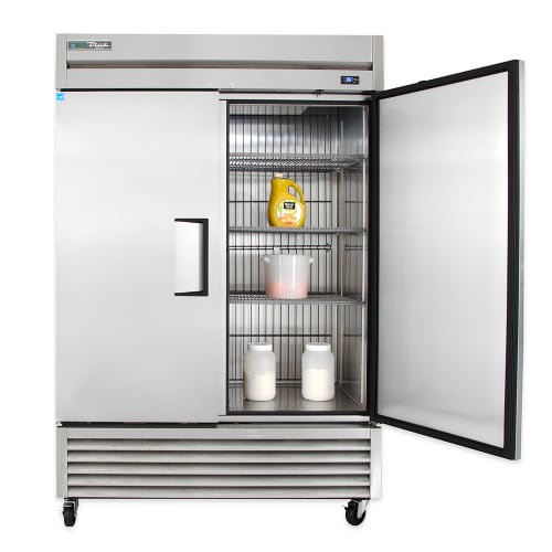 True T-49F-HC 54 1/8" T Series Two Section Reach In Freezer, (2) Left/Right Hinge Solid Doors, 115v