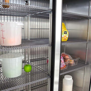 True T-49F-HC 54 1/8" T Series Two Section Reach In Freezer, (2) Left/Right Hinge Solid Doors, 115v