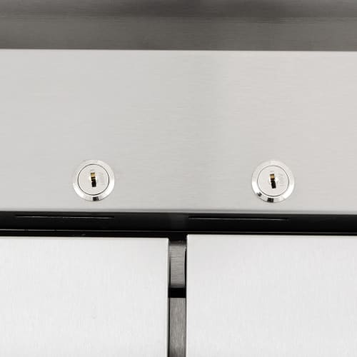 True T-49F-HC 54 1/8" T Series Two Section Reach In Freezer, (2) Left/Right Hinge Solid Doors, 115v