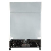 True T-49G-HC~FGD01 54" Two Section Reach In Refrigerator, (2) Left/Right Hinge Glass Doors, 115v