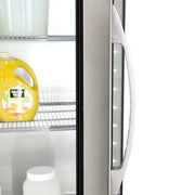True T-49G-HC~FGD01 54" Two Section Reach In Refrigerator, (2) Left/Right Hinge Glass Doors, 115v