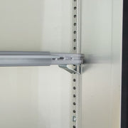 True T-49G-HC~FGD01 54" Two Section Reach In Refrigerator, (2) Left/Right Hinge Glass Doors, 115v