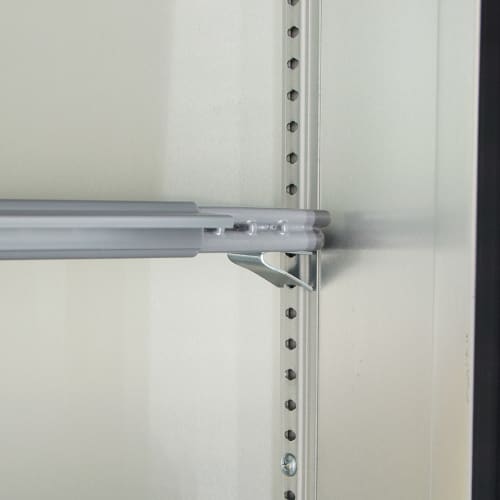 True T-49G-HC~FGD01 54" Two Section Reach In Refrigerator, (2) Left/Right Hinge Glass Doors, 115v