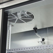 True T-49G-HC~FGD01 54" Two Section Reach In Refrigerator, (2) Left/Right Hinge Glass Doors, 115v