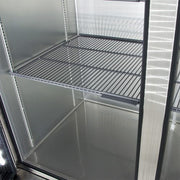 True T-49G-HC~FGD01 54" Two Section Reach In Refrigerator, (2) Left/Right Hinge Glass Doors, 115v
