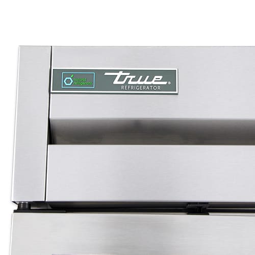 True T-49G-HC~FGD01 54" Two Section Reach In Refrigerator, (2) Left/Right Hinge Glass Doors, 115v
