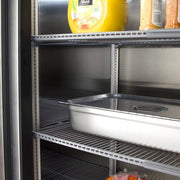 True T-72-HC 78 1/10" Three Section Reach In Refrigerator, (3) Left/Right Hinge Solid Doors, 115v