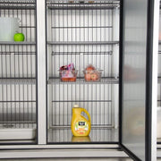 True T-72F-HC 78 1/8" T Series Three Section Reach In Freezer, (3) Left/Right Hinge Solid Doors, 115v
