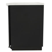 True TBB-2-HC 58 7/8" Bar Refrigerator - 2 Swinging Solid Doors, Black, 115v