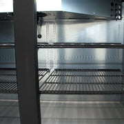 True TBB-2-HC 58 7/8" Bar Refrigerator - 2 Swinging Solid Doors, Black, 115v