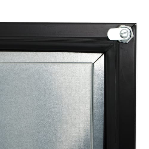 True TBB-2-HC 58 7/8" Bar Refrigerator - 2 Swinging Solid Doors, Black, 115v