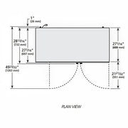 True TBB-2G-S-HC-LD 59" Bar Refrigerator - 2 Swinging Glass Doors, Stainless, 115v