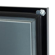 True TBB-3-HC 69" Bar Refrigerator - 2 Swinging Solid Doors, Black, 115v
