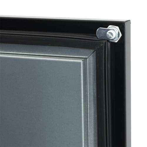 True TBB-3-HC 69" Bar Refrigerator - 2 Swinging Solid Doors, Black, 115v