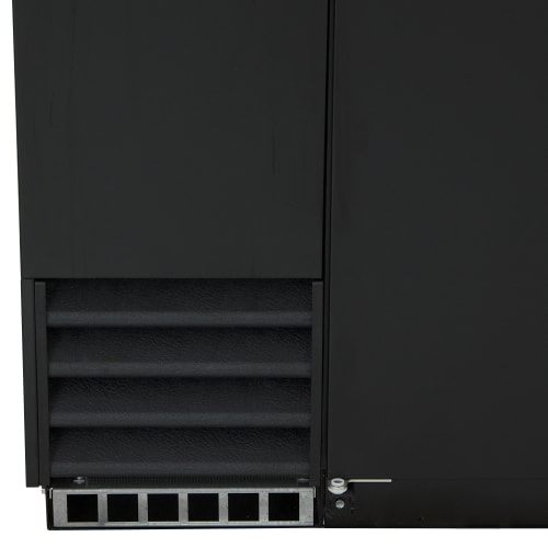 True TBB-4-HC 90 3/8" Bar Refrigerator - 3 Swinging Solid Doors, Black, 115v
