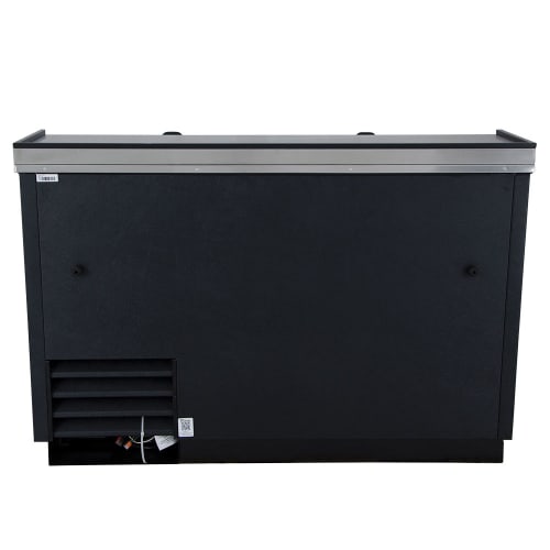 True TD-50-18-HC 50" Forced Air Bottle Cooler - Holds (396) 12 oz Bottles, Lid Locks, 115v