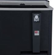 True TD-50-18-HC 50" Forced Air Bottle Cooler - Holds (396) 12 oz Bottles, Lid Locks, 115v