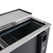 True TD-50-18-HC 50" Forced Air Bottle Cooler - Holds (396) 12 oz Bottles, Lid Locks, 115v