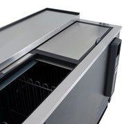 True TD-50-18-HC 50" Forced Air Bottle Cooler - Holds (396) 12 oz Bottles, Lid Locks, 115v